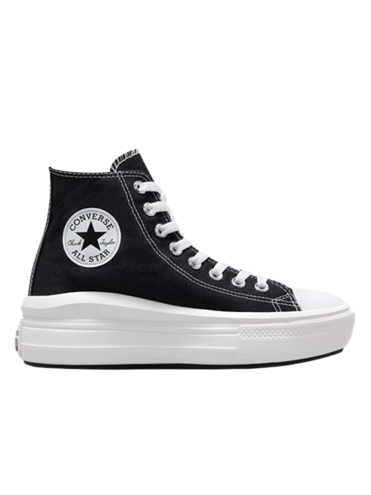 Converse Ladies Sneaker Lugged Heel Platform Black-White